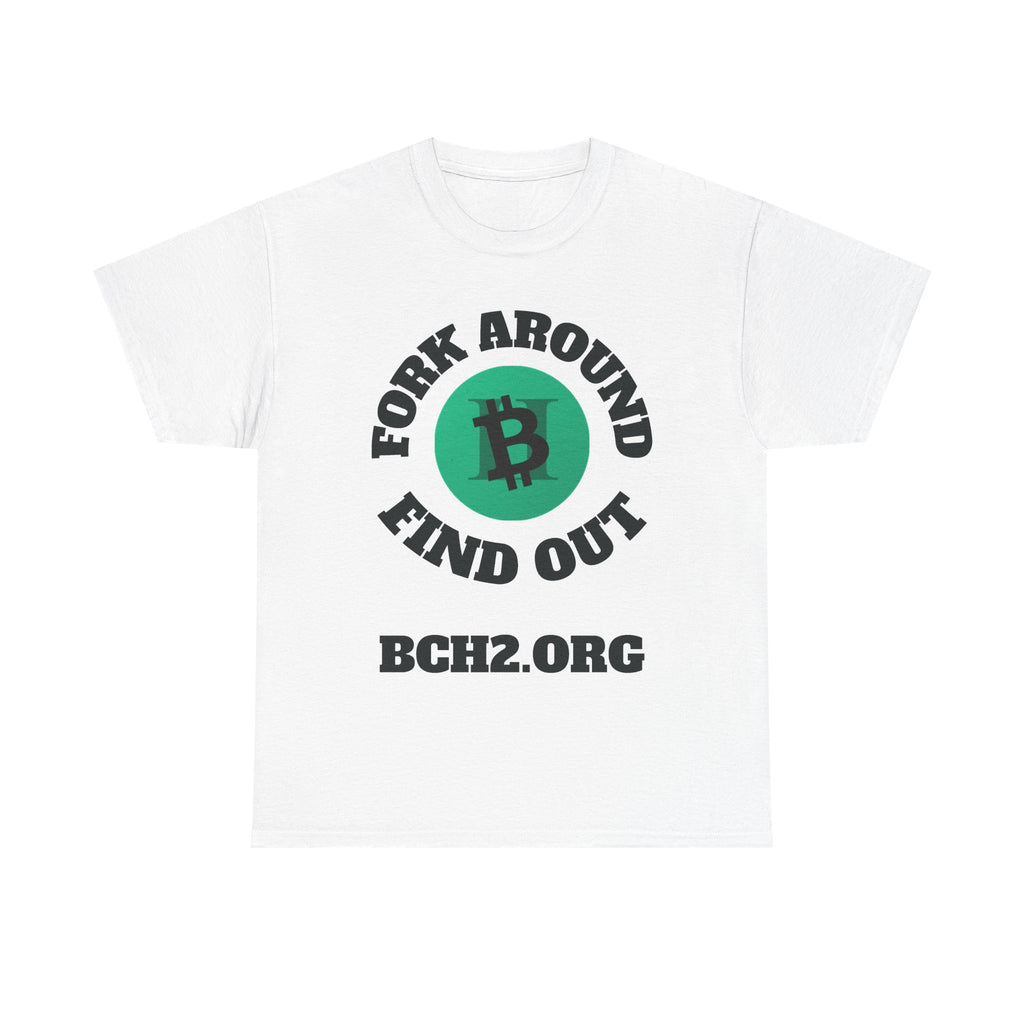 Bitcoin QR Code T-Shirt — Crypto Logo Tee with Scannable Back QR