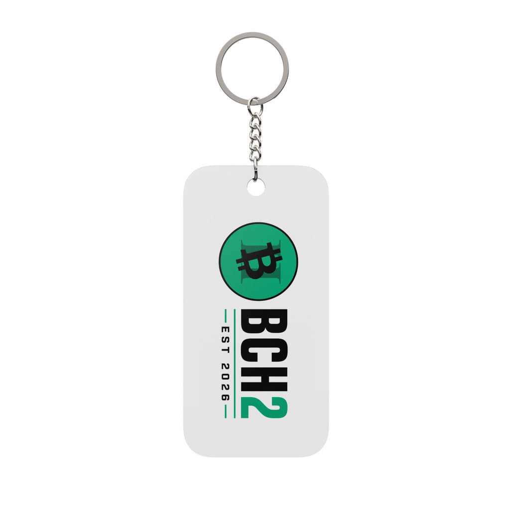 Double-Sided Keychain — "This Keychain Is Safer Than A Coldcard" Bitcoin BCH2 Charm