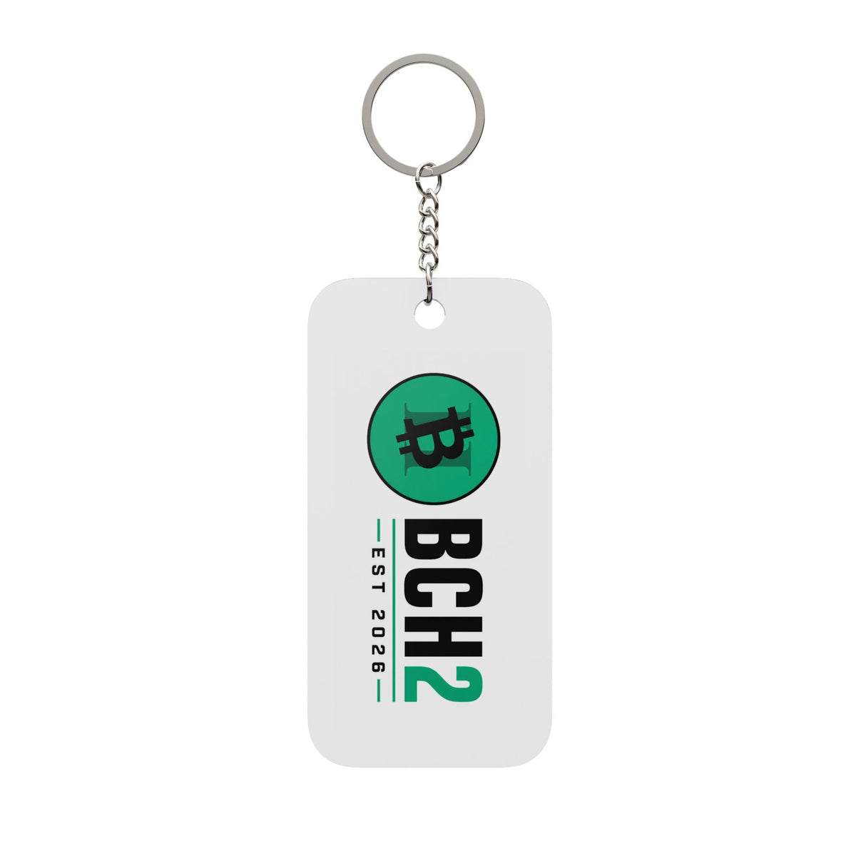 Double-Sided Keychain — "This Keychain Is Safer Than A Coldcard" Bitcoin BCH2 Charm