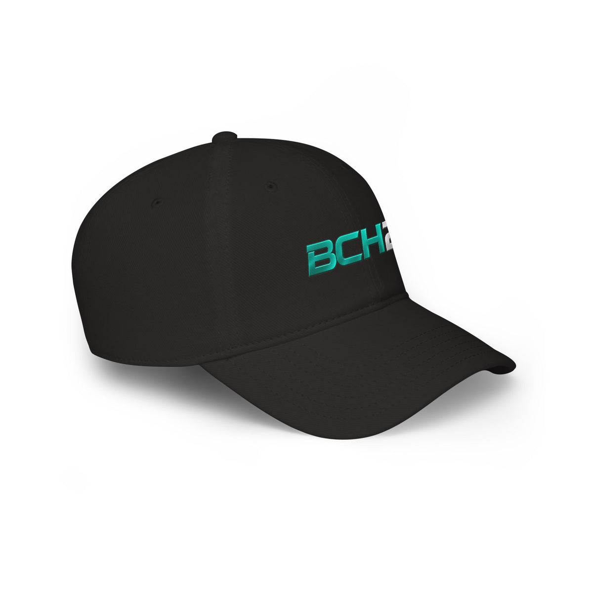 BCH2 Embroidered Low Profile Baseball Cap — Sleek Tech Logo Hat