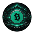 Bitcoin Cash (BCH) Round Mouse Pad