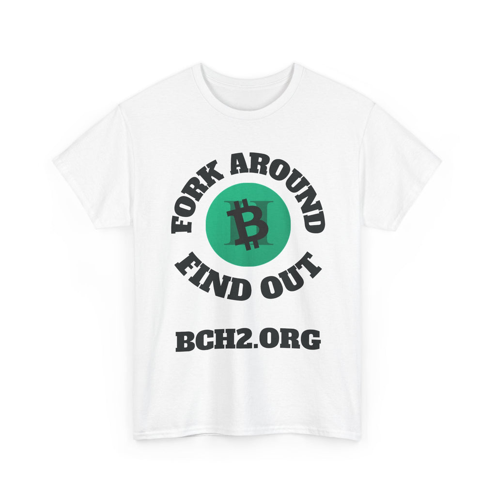 Bitcoin QR Code T-Shirt — Crypto Logo Tee with Scannable Back QR
