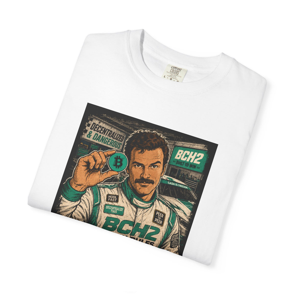 BCH2 Retro Racer T-Shirt — 'If You Don't Buy BCH2, Then F*** You' Graphic Tee